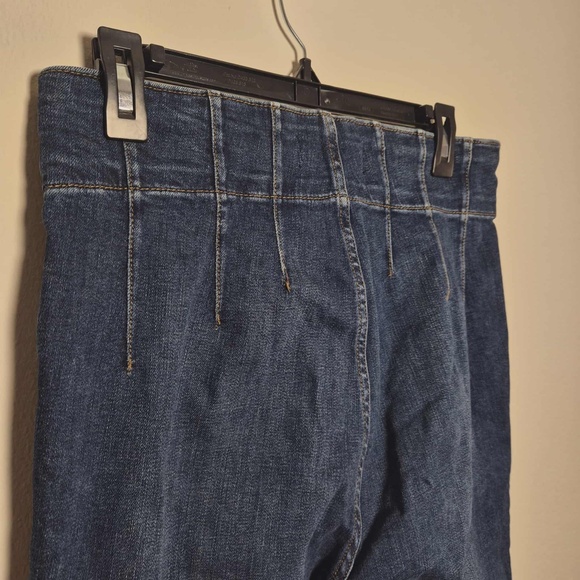 We The Free Hippie Indie 70s Theme TALL High Waist Disco Retro Bell Bottom Jeans - Picture 4 of 11